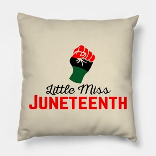 LITTLE MISS JUNETEENTH Pillow