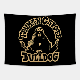 The Bulldog - Truman Capote Tribute Illustration Tapestry