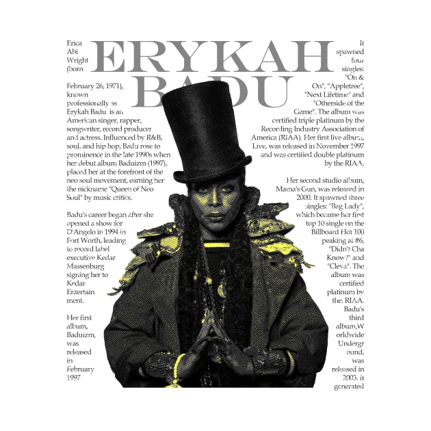 Erykah Retro Text Grey by Oges Rawon