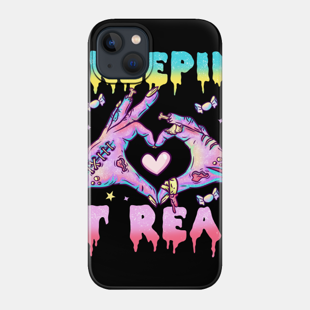 Creepin It Real - Aesthetic Pastel Goth Gift - Pastel Goth - Phone Case