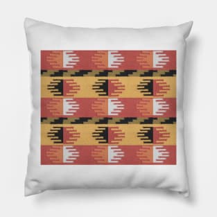 Faux Woven Durrie Design southwest Pillow