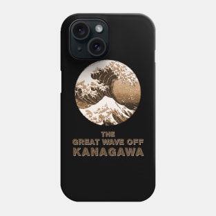 The Great Wave Off Kanagawa Vintage Abstract Fan Art Hokusai Japanese Masterpiece Phone Case