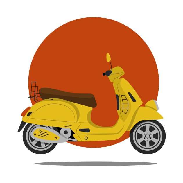 Retro scooter by Polikarp308