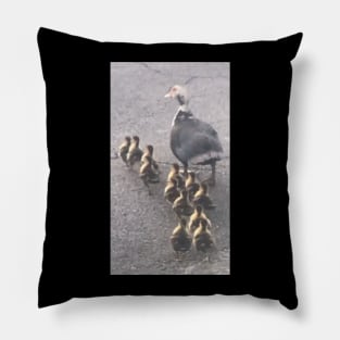 Duck mom Pillow