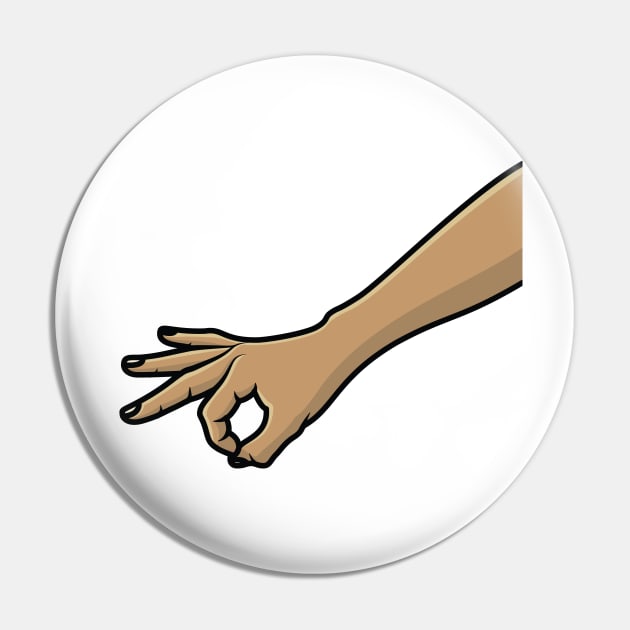 People Hand Gesture for Delicious Food Sticker vector illustration. People hand objects icon concept. Close up hand showing okay, perfect, zero gesture sticker logo design. Pin by AlviStudio