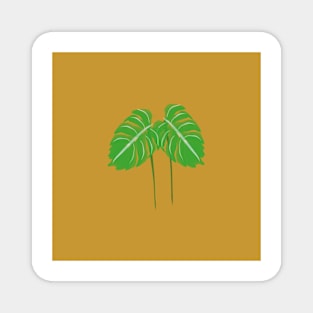 Go Green Monstera Leaves Magnet