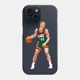 Detlef Schrempf Pixel Dribble Phone Case