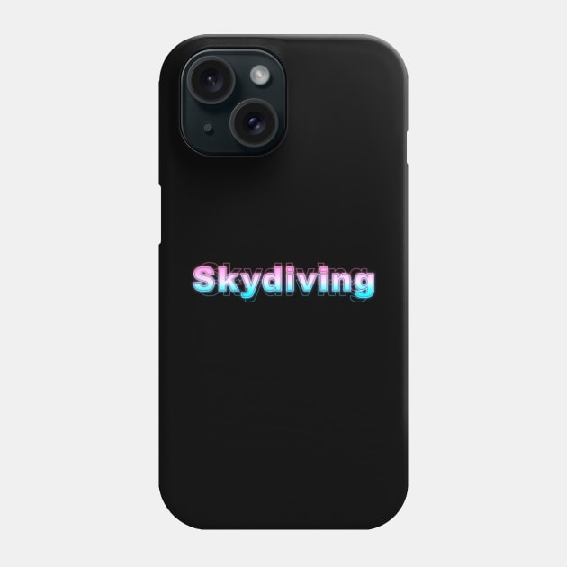 Skydiving Phone Case by Sanzida Design