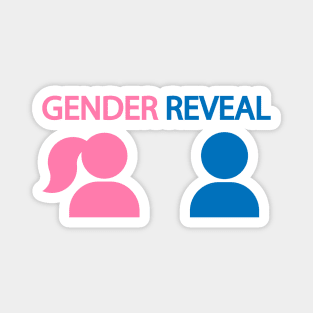 Gender reveal artistic design Magnet