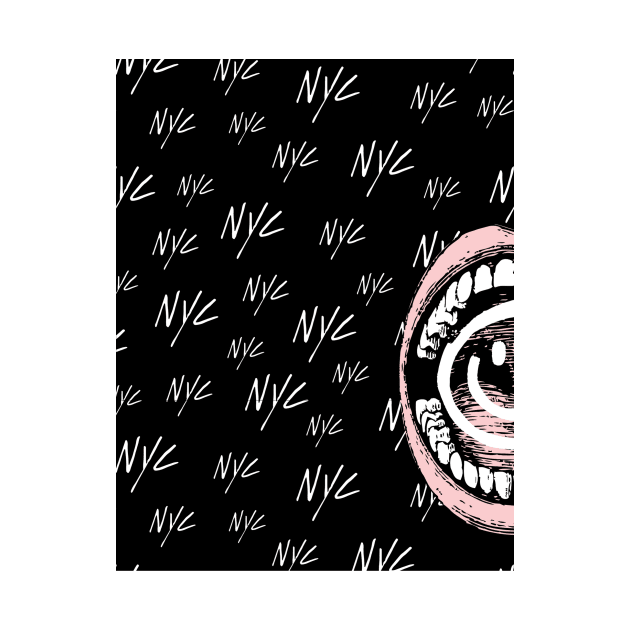 Streetwear Style NYC Front and Back Print by politerotica