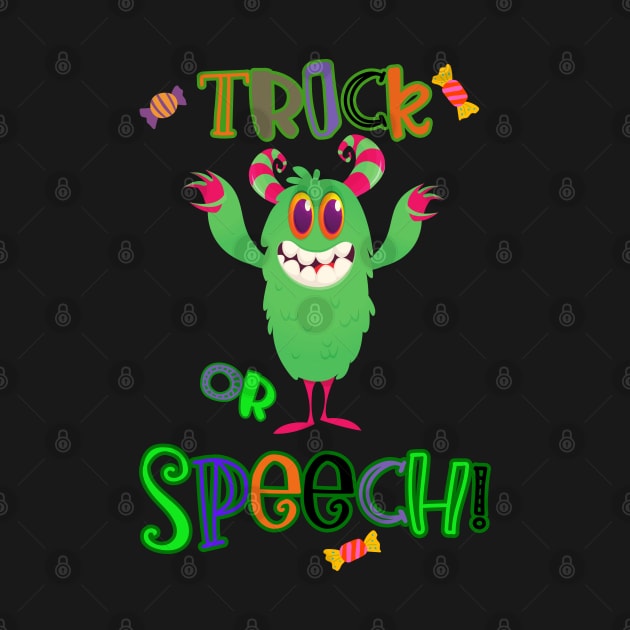 Trick or Speech Monster by Daisy Blue Designs