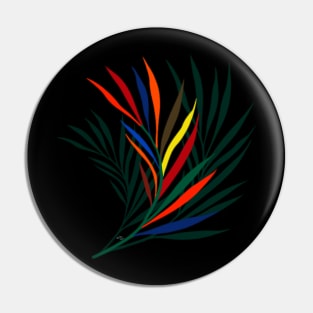 Fall color palm leaf design Pin