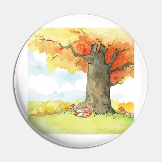 Autumn [fox] Pin by Odilen
