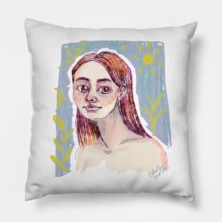 October Girl Pillow