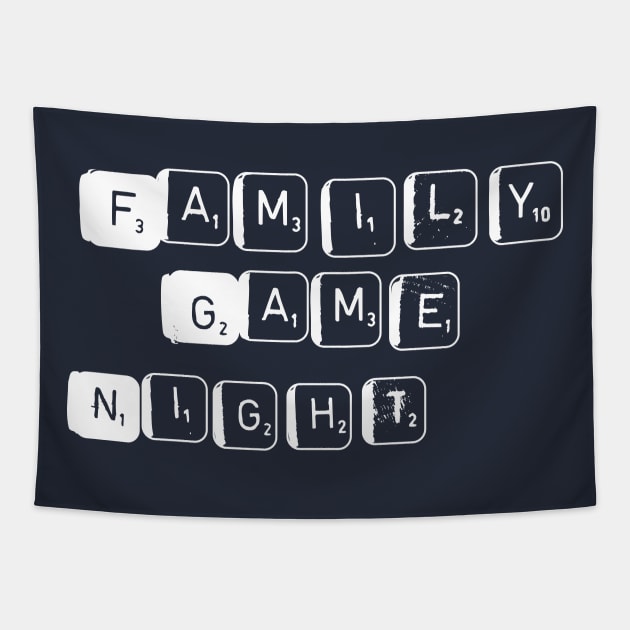 Family Game Night! Tapestry by WMKDesign