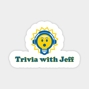 Trivia with Jeff Stacked Logo Magnet