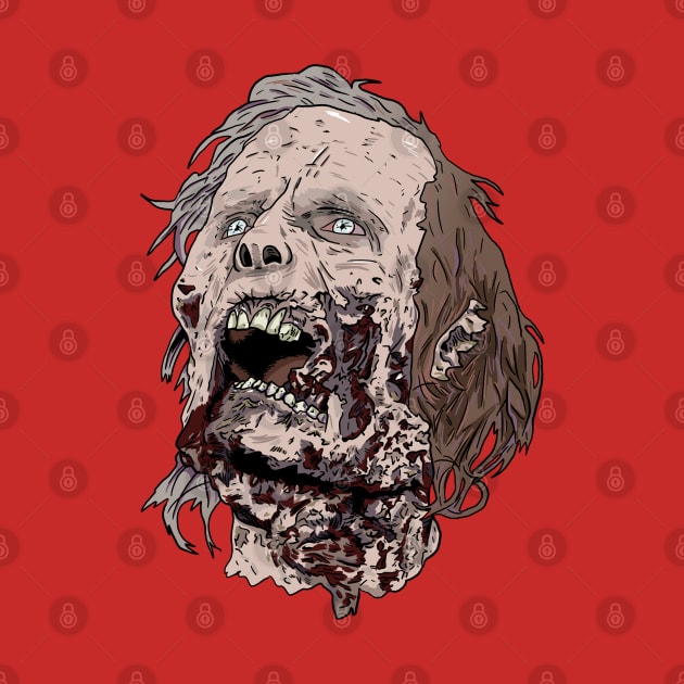 Zombie Head by Black Snow Comics