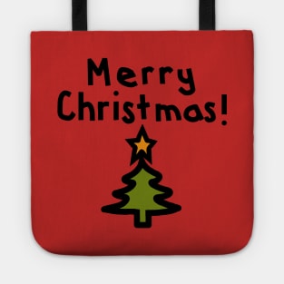 Merry Christmas Tree Tote