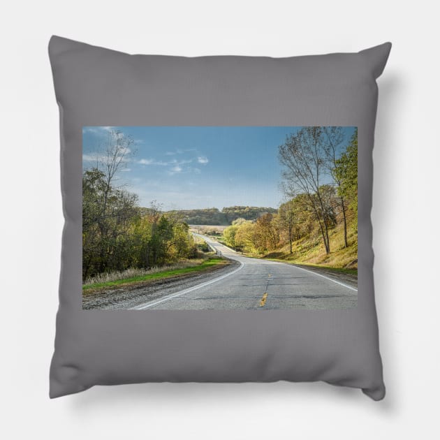 Twister Hill Movie Location Pillow by StormChaserD