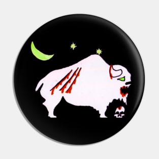 SunBison ZOMBIE Buffalo Pin