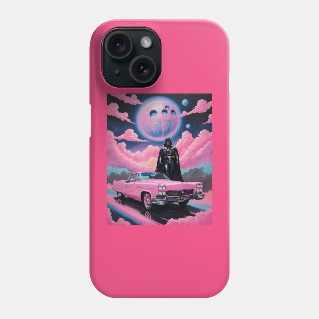 Pink Cadillac Phone Case by Rogue Clone