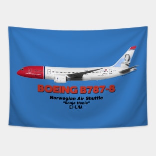 Boeing B787-8 - Norwegian Air Shuttle "Sonja Henie" Tapestry