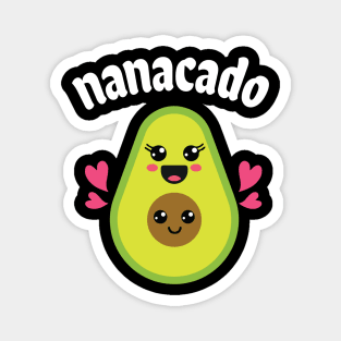 Avocados Huggin Together Happy Nanacado Grandma Son Daughter Magnet