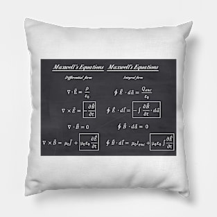 Maxwell's Equations Pillow