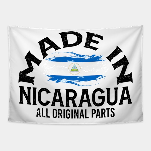 Born in NIcaragua Tapestry by JayD World