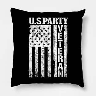 Veteran Party Flag Pillow