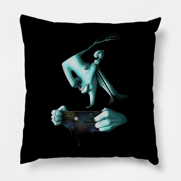 Stretch the Galaxy Pillow by Yeti Slang 