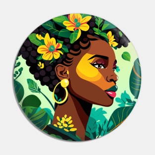 Mother nature lady Pin