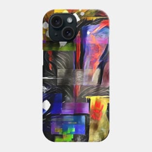 Colorful abstract painting Phone Case