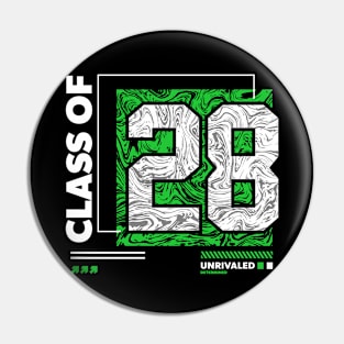 Class of 2028 Urban Streetwear // Graduation Class of '28 Green Pin