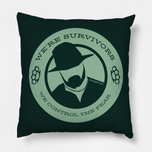 Green Lightning Pillow