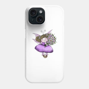 Little Pruple Flower Fairy Phone Case