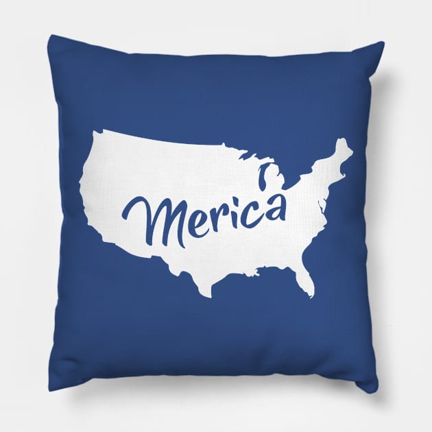 Merica Pillow by WMKDesign