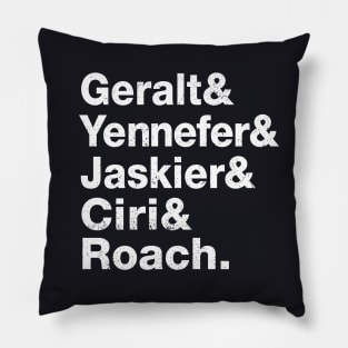 The Witcher List Pillow