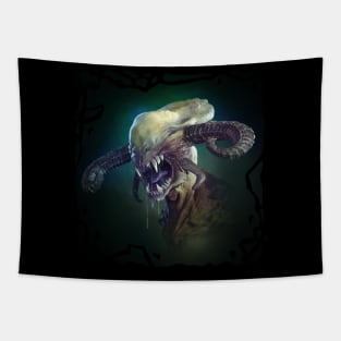 Creature bite Tapestry