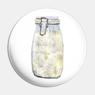 Glass storage jar Pin