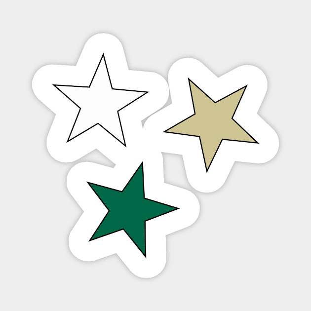 USF Star (3-Pack) Sticker Magnet by AashviPatel