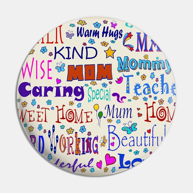 Mom - Home School Teacher Pin by Esprit-Mystique