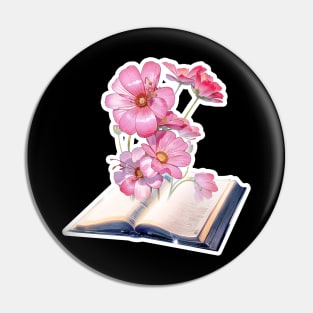 Flower Book Pin