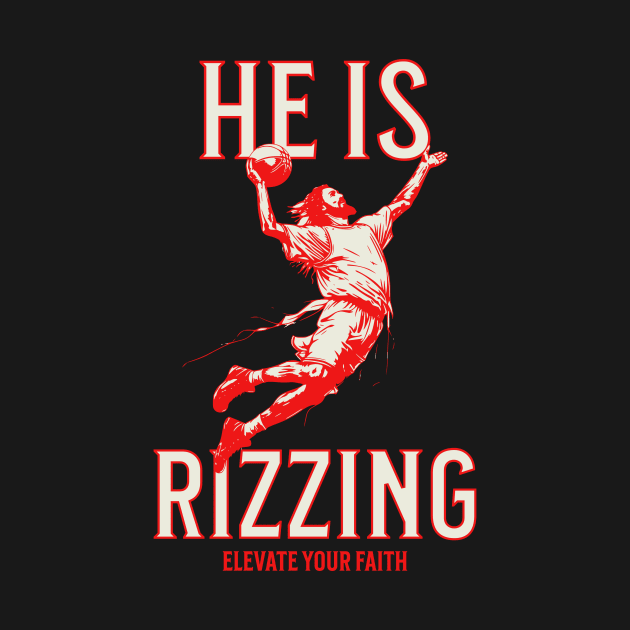 Jesus Easter Basketball Rising Slam Dunking by AI - Made Me Do It