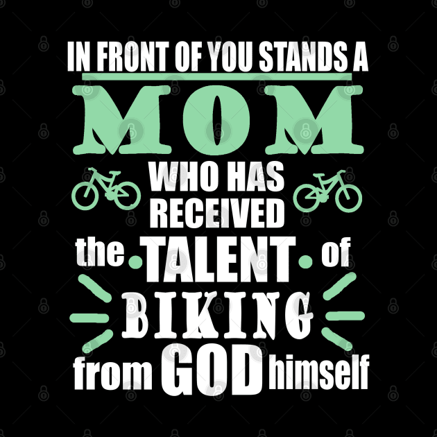 Gift Mom Mother's Day Bike Tour Biking Bicycle by FindYourFavouriteDesign