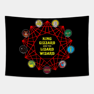 King gizzard and the lizard wizard tapestry on sale