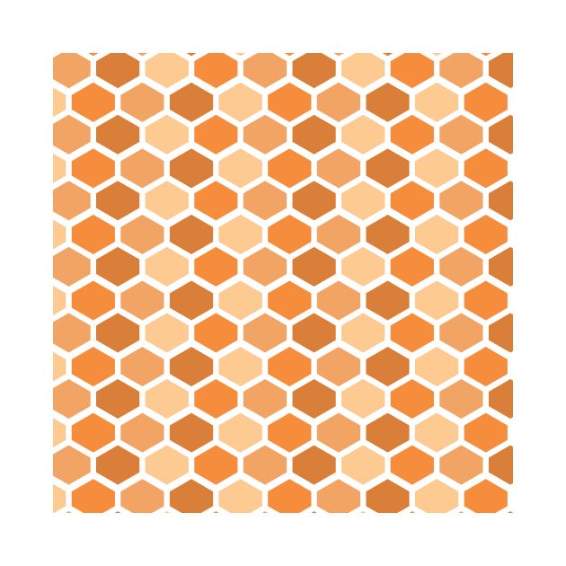 Mid Century Modern Honeycomb by Makanahele