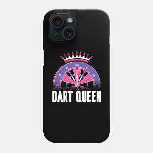 Darts Queen Funny Darts Women Phone Case