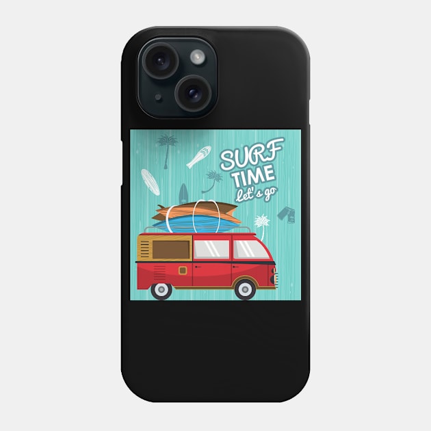 Vans ready to go surfing | Gift idea Phone Case by French Culture Shop