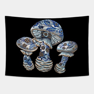 Toadstool Tea Set Tapestry